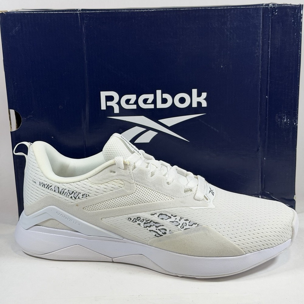 Reebok Size-10.5 Women's‎ Nanoflex Tr 2 Training Shoes White